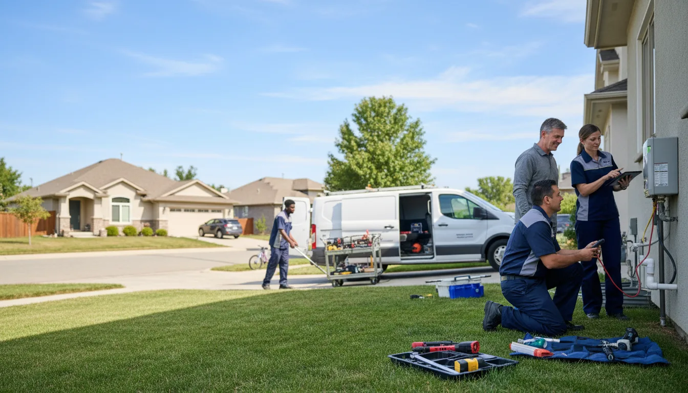 Tankless water heater service in Slidell, TX